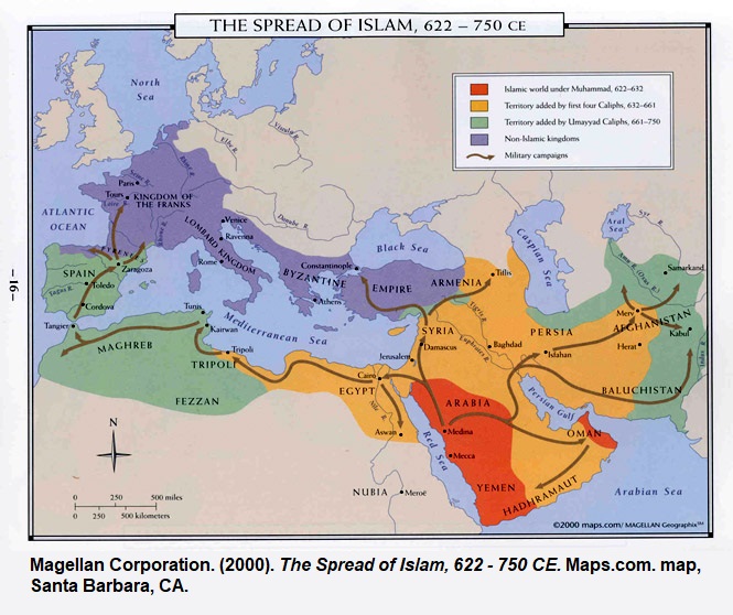Spread-Of-Islam-Map